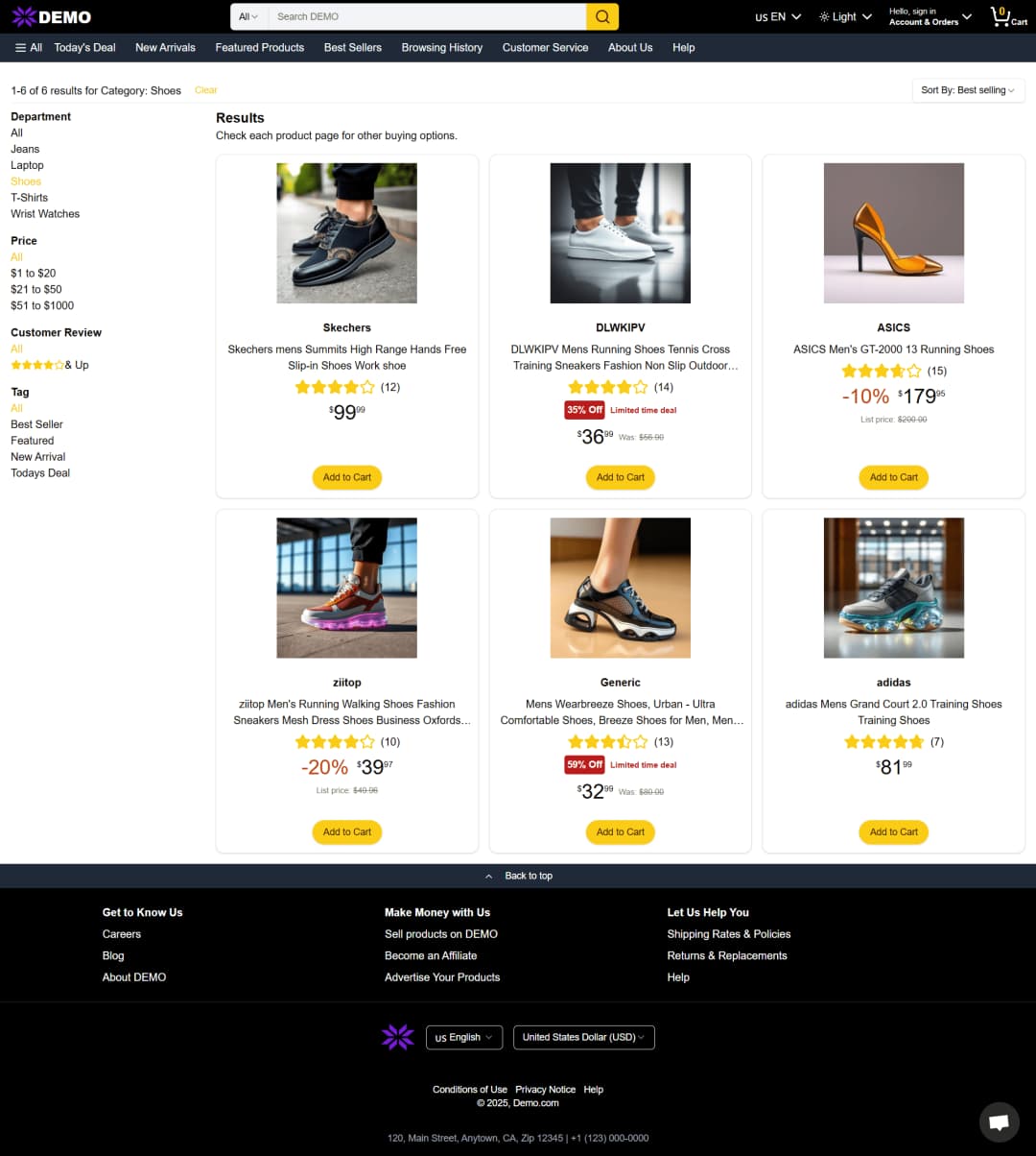 Nextjs Ecommerce Website
