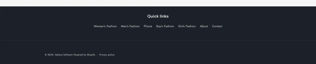 Shopify Ecommerce Website